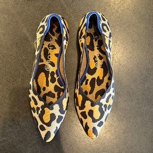 Rothy’s Big Cat Points Pointed Toe Flats Women’s Size 11.5 + 1 new pair insoles